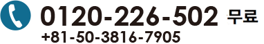 電話番号0120-226-502